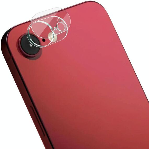 Per iPhone 16e imak Pellicola per lente in vetro integrata ad alta definizione