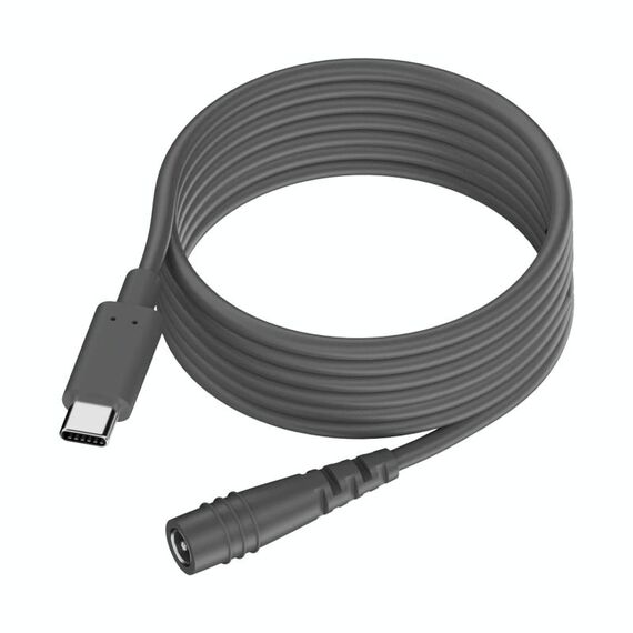 Adattatore di ricarica per computer da tipo C a DC 5,5x2,1 mm 100 W, lunghezza: 3 m