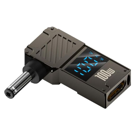 Adattatore per display digitale di ricarica per computer da 100 W, specifiche: tipo C a DC 4,0 x 1,35 mm