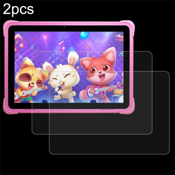 Per CWOWDEFU Kids Tablet 10.1 2 pezzi 9H 0.3mm Pellicola in vetro temperato antideflagrante