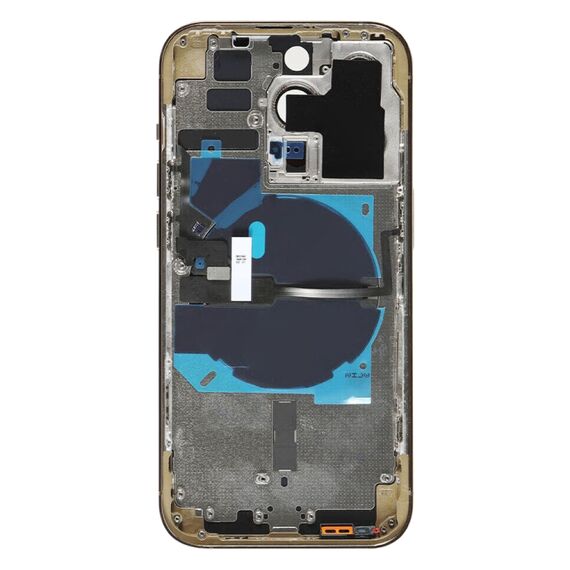 Cover posteriore Cina per iPhone 14 Pro con flat power, volume e ricarica oro EDA006931401B
