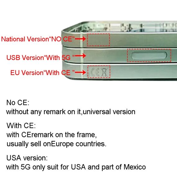 Cover posteriore Cina per iPhone 14 Pro con flat power, volume e ricarica oro EDA006931401B