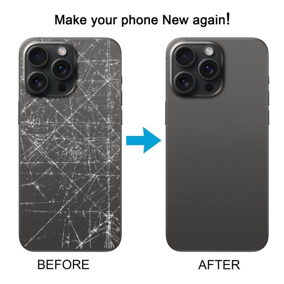 Cover posteriore Cina per iPhone 14 Pro con flat power, volume e ricarica oro EDA006931401B