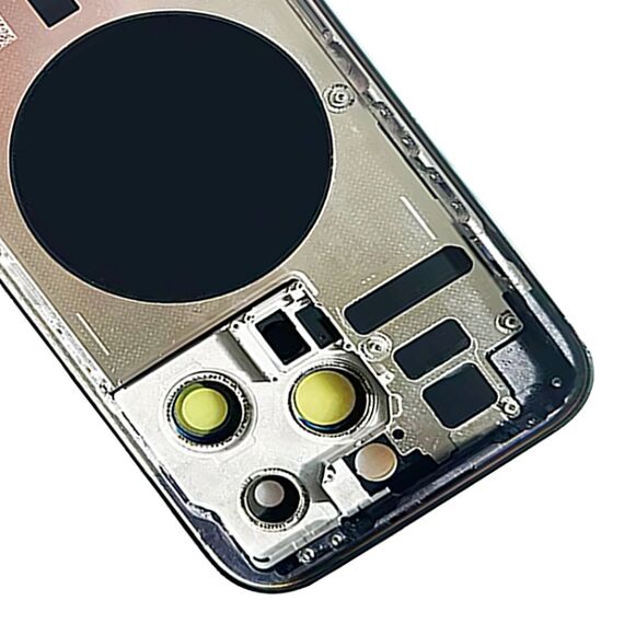 Cover posteriore USA per iPhone 14 Pro con tasti e vassoio sim oro EDA006931801B