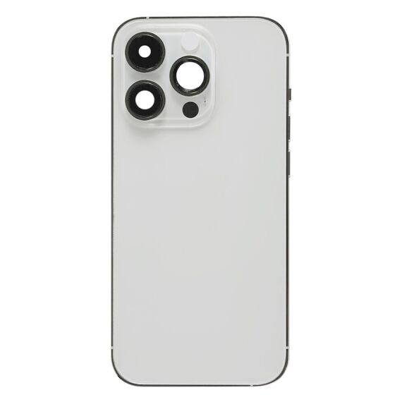 Cover posteriore USA per iPhone 14 Pro con tasti e vassoio sim argento EDA006931801D