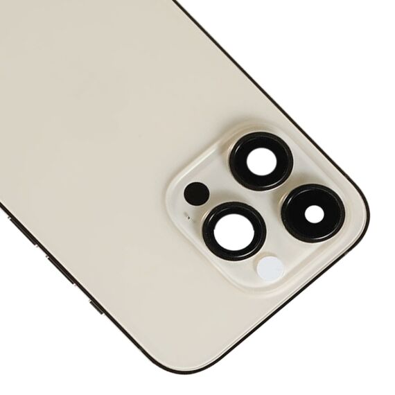 Cover posteriore Cina per iPhone 14 Pro con tasti e vassoio sim oro EDA006931802B