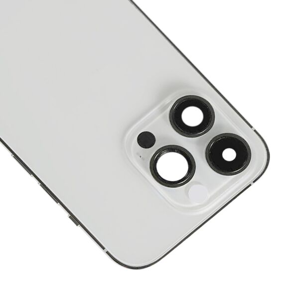 Cover posteriore Cina per iPhone 14 Pro con tasti e vassoio sim argento EDA006931802D