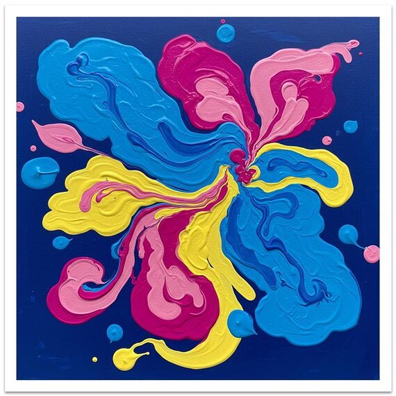 Stampa su tela decorativa a getto d'inchiostro EPSON 320g senza cornice, farfalla, su richiesta, dimensioni: 50x50 cm