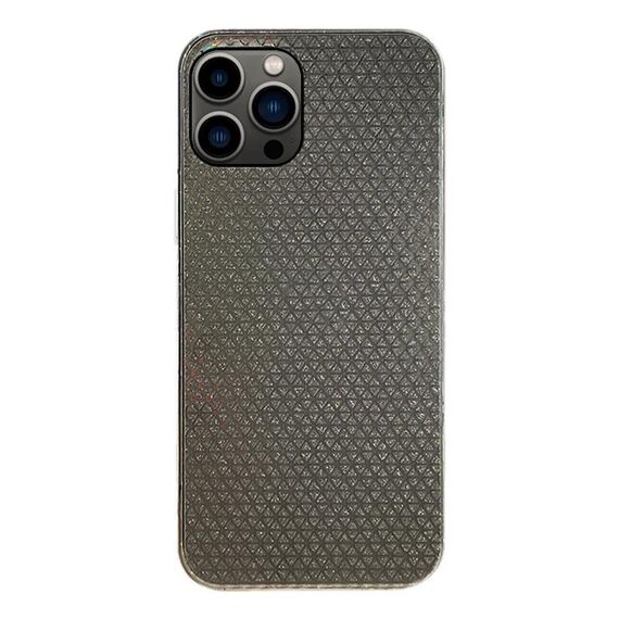 Per iPhone 13 Pro Max Adesivo Trasparente Colorato Pellicola Posteriore per Telefono con Pellicola Laterale (Flash Diamond)