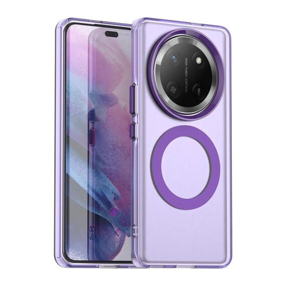 Per Honor Magic7 Lite Candy Magsafe PC Hybrid TPU Custodia per telefono (viola)