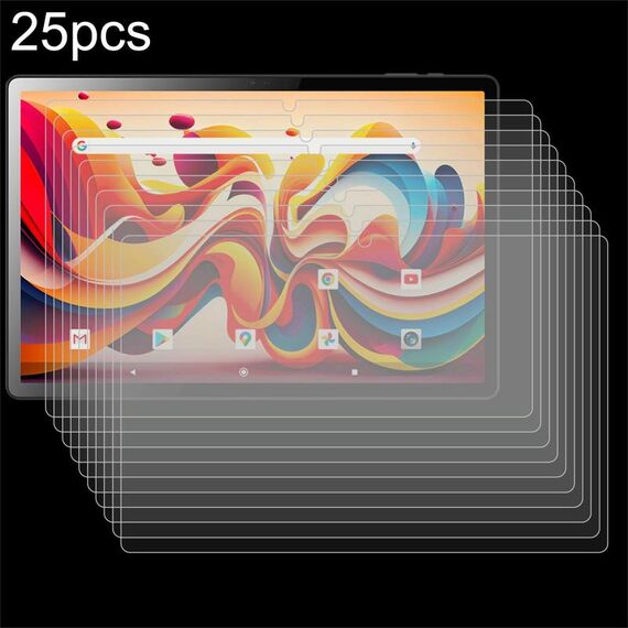 Per Logicom Tab XL 14 25 pezzi 9H 0,3 mm Pellicola in vetro temperato antideflagrante