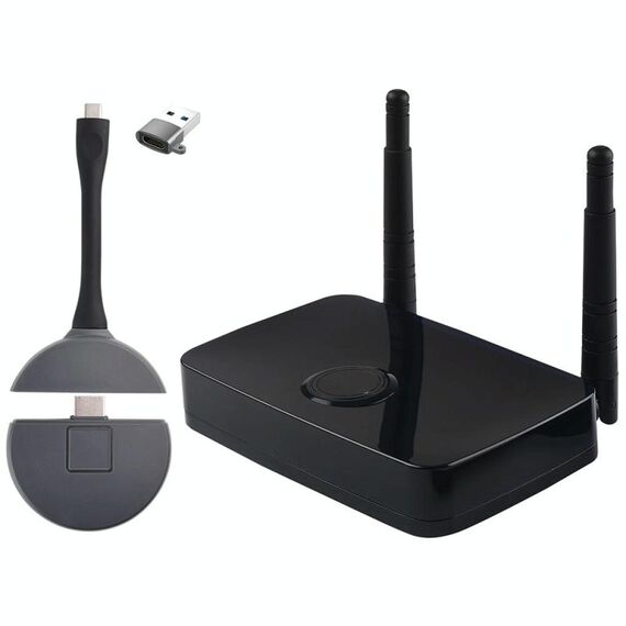 Measy AM1810 Proiettore schermo wireless 3 in 1 con trasmettitore e ricevitore
