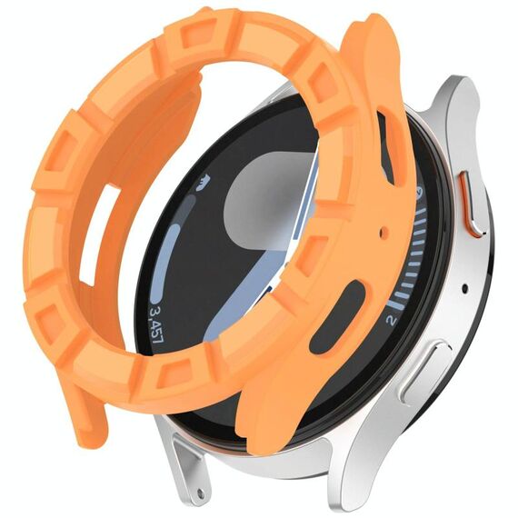 Per Samsung Galaxy Watch 7 40mm Armour Hollow TPU Custodia protettiva per orologio (arancione)