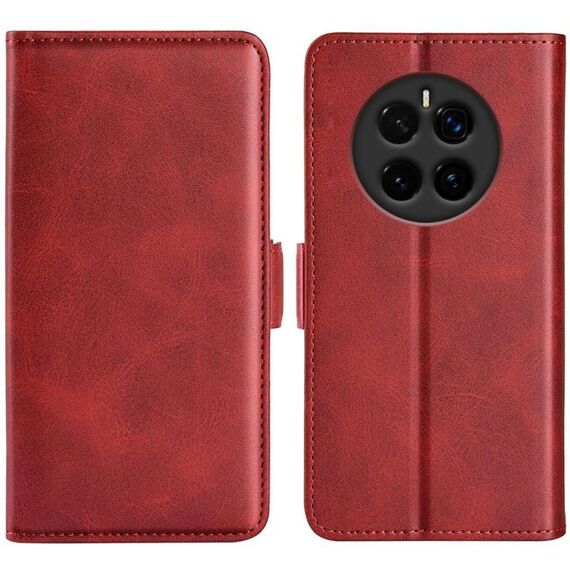 Per Honor Magic7 5G Custodia per telefono in pelle con fibbia magnetica orizzontale a doppio lato (rosso)