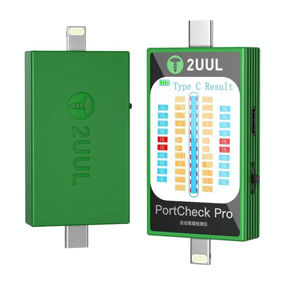 2uul PW31 PortCheck Pro 5V / 2A Tipo-C / Rilevatore automatico di spina di coda dell'interfaccia di illuminazione