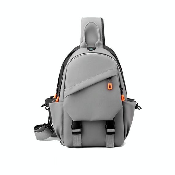 OUMANTU 062 Borsa a tracolla multifunzionale per pendolari Borsa a tracolla casual Borsa a tracolla (grigio)