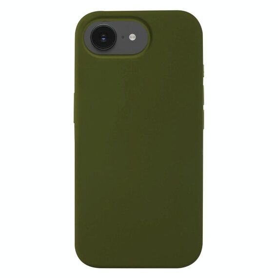 Per iPhone 16e Custodia in silicone liquido per telefono (verde pino)