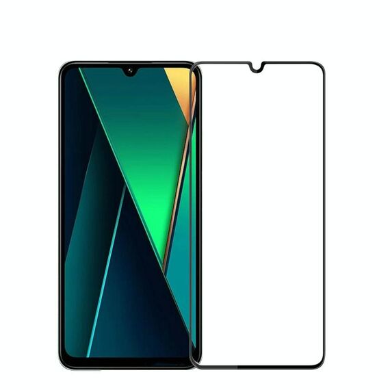 Pellicola in vetro temperato antideflagrante MOFI 9H 3D per Xiaomi Poco C75 (nero)