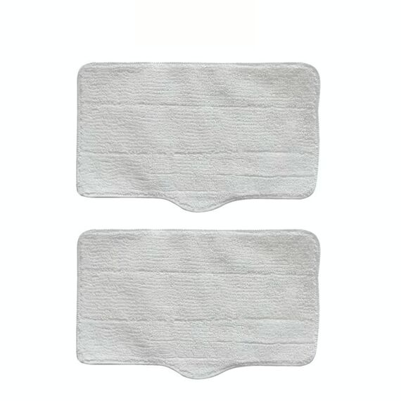 2 pezzi/confezione straccio per mocio per XiaoMi Deerma Steam Mop ZQ610 ZQ600 ZQ100 (bianco)
