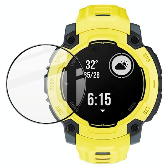 Per Garmin Instinct E 45mm imak Plexiglass HD Watch Pellicola protettiva