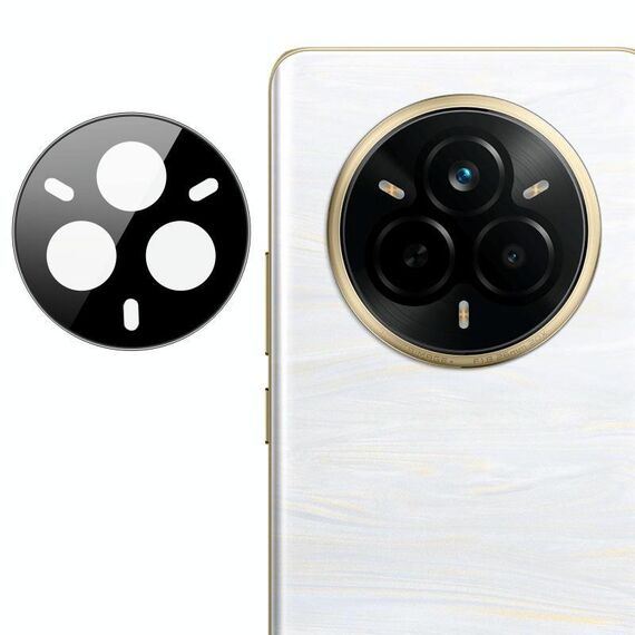 Per Realme 14 Pro / 14 Pro+ IMAK Pellicola in vetro per obiettivo fotocamera posteriore Versione nera