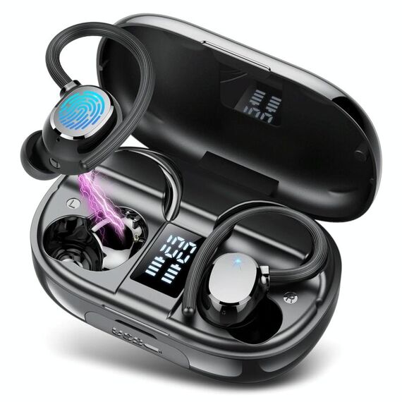 Auricolare Bluetooth stereo con riduzione del rumore Q22 On Ear In-ear (nero)