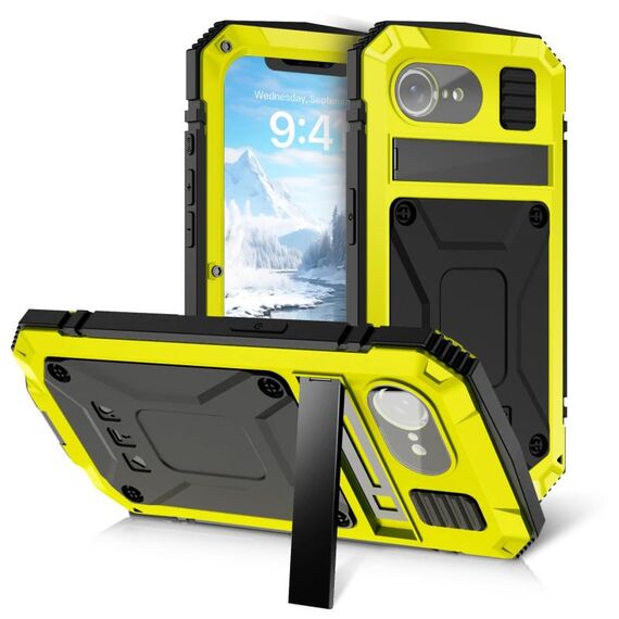 Per iPhone 16e Life Custodia impermeabile antipolvere antiurto per telefono (giallo)