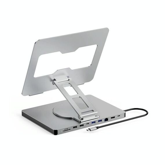 Blueendless 4K/60Hz Stazione di docking multifunzionale Supporto per tablet, specifiche: porta Ethernet 10 in 1 rotante