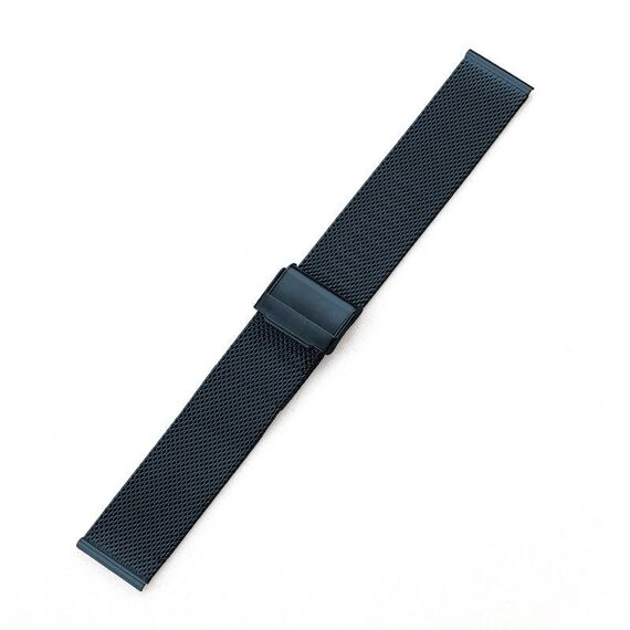 Per Huawei Watch 4/4 Pro Milan Cinturino in acciaio con doppia fibbia in maglia (blu)