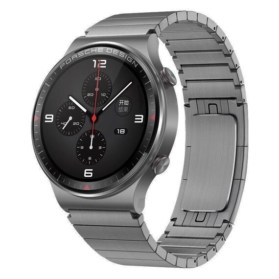 Per Huawei Watch 4/4 Pro One Bead cinturino in acciaio inossidabile (grigio)