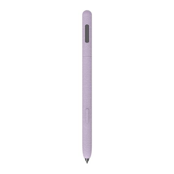 Per Samsung Galaxy Tab S7 LOVE MEI Custodia protettiva in silicone con texture in pelle smerigliata (viola)