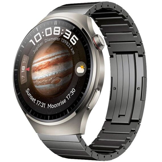 Per Huawei Watch 4/4 Pro One Bead cinturino in lega di titanio (grigio)