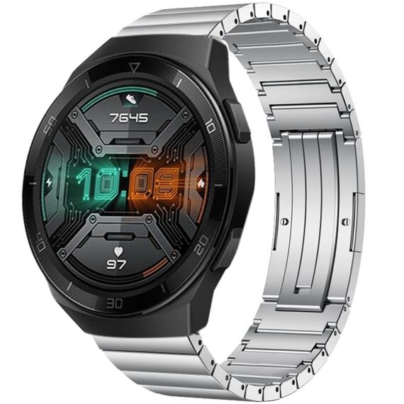 Per Huawei Watch GT 2e One Bead cinturino in lega di titanio (argento)