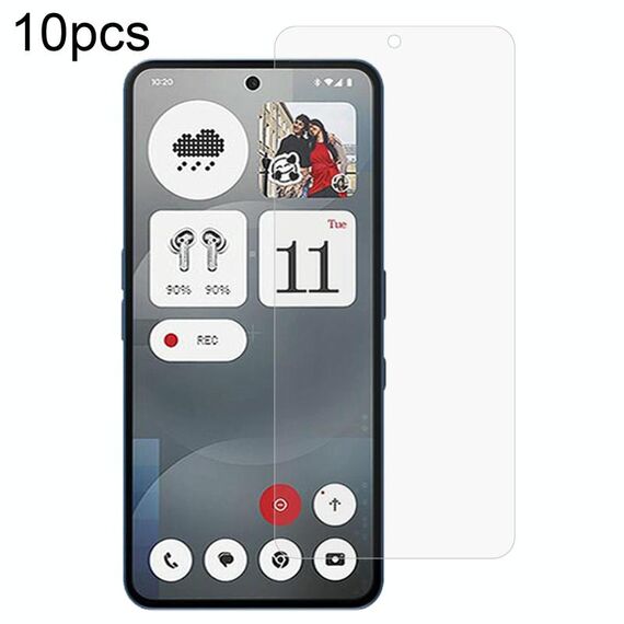 Per Niente Telefono 3a 10pz Pellicola in Vetro Temperato 0.26mm 9H 2.5D