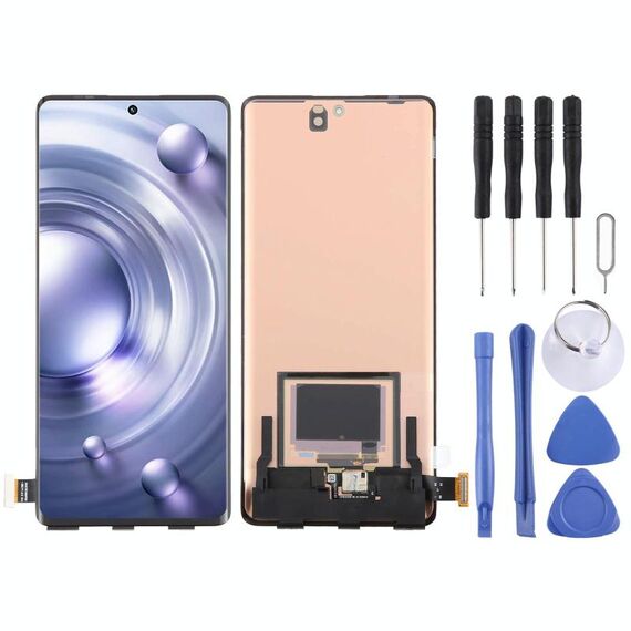 Per vivo X80 Pro V2185A V2145 Schermo LCD OLED con digitalizzatore Assemblaggio completo con identificazione delle impronte digitali