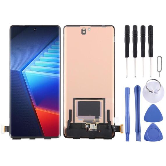 Per vivo iQOO 10 Pro Schermo OLED LCD con digitalizzatore Assemblaggio completo con identificazione delle impronte digitali