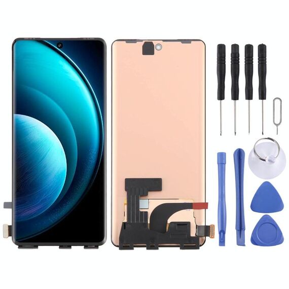 Per vivo X100 Pro OLED LCD Screen con digitalizzatore assemblaggio completo con identificazione delle impronte digitali