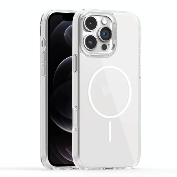 Per iPhone 12 Pro Star Shield Thin Circle MagSafe Custodia per telefono (bianco)