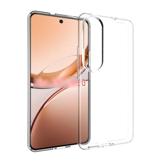 Per vivo V50 Lite 5G Custodia per telefono in TPU con texture impermeabile (trasparente)