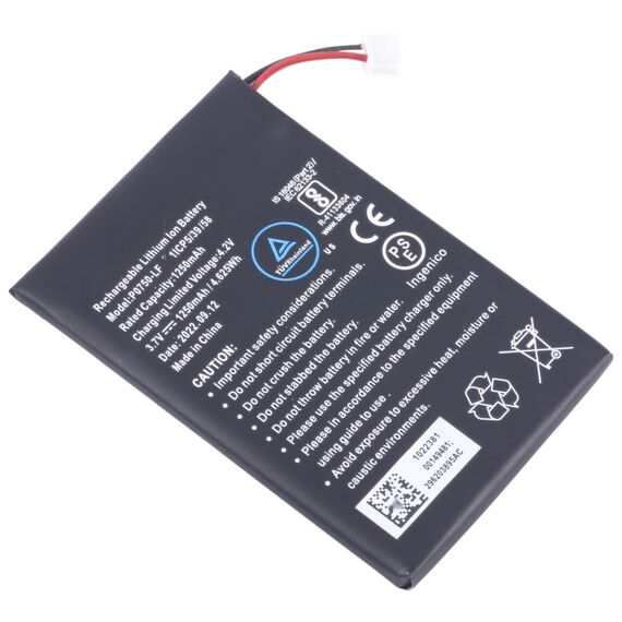 Batteria di ricambio 1250mAh P0750-LF per Amazfit EVE e Ingenico Link 2500 EDA006369601
