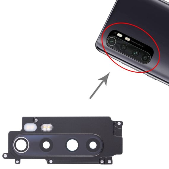 Copriobiettivo fotocamera originale di ricambio per Xiaomi Mi Note 10 Lite SPS6880