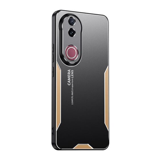 Custodia in metallo ibrida in TPU per telefono vivo V50 Blade Series (oro)