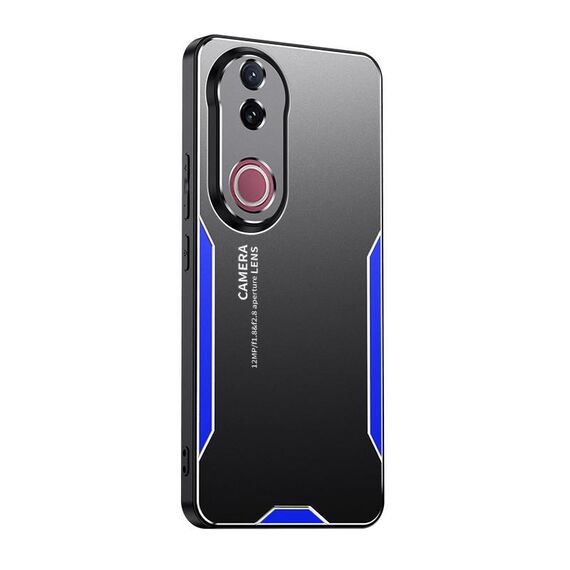 Custodia in metallo ibrida in TPU per telefono vivo V50 Blade Series (blu)