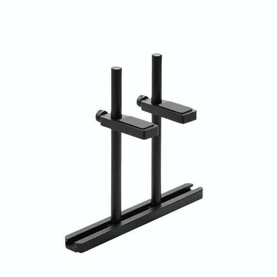 FinalCool Supporto per scheda grafica regolabile in lega di alluminio Supporto per ventola per telaio Supporto per scheda grafica 12 cm Nero