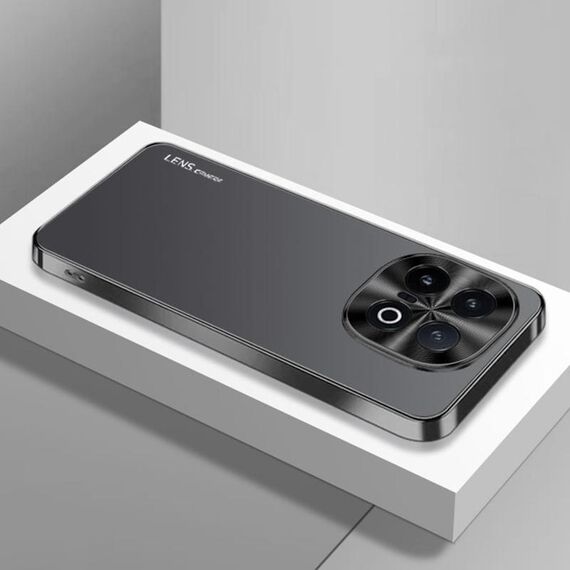 Per vivo iQOO 13 AG Custodia per telefono in acrilico galvanico satinato (nero)