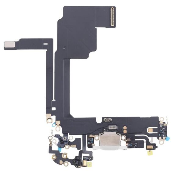 Per iPhone 15 Pro Cavo flessibile per porta di ricarica (bianco)