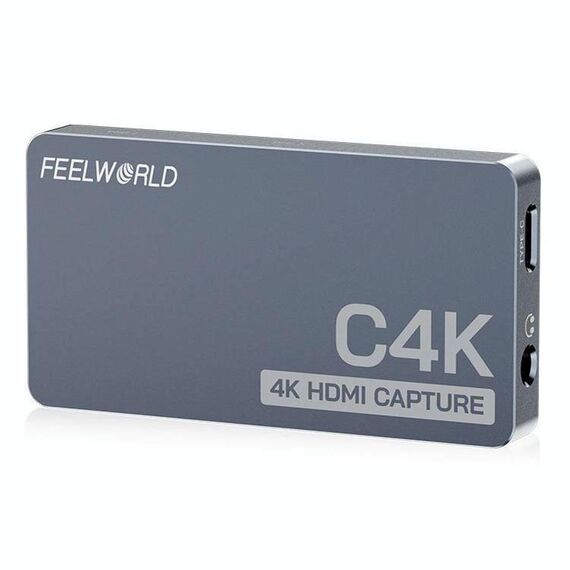 FEEWORLD C4K Video Capture 4K HDMI 60Hz In e Out USB-C Plug and Play per Streaming Gaming Videoconferenza