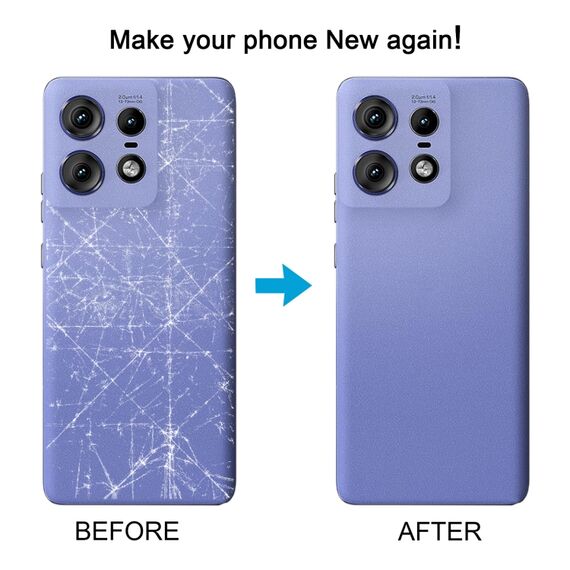 Cover posteriore batteria originale di ricambio per Motorola Edge 50 Pro blu SPS8440LL