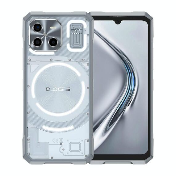 [Magazzino HK] DOOGEE Blade GT Ultra Rugged Phone, 12 GB + 512 GB, 6,72 pollici Android 14 MediaTek Dimensity 7300 Octa Core, Rete: 5G, OTG, NFC, Effetto luce LED (Bianco)