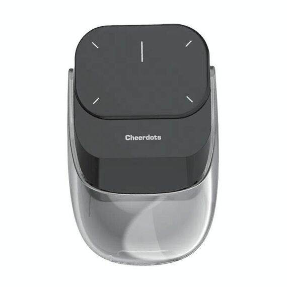 Cheerdots 2 Smart Magnetic Split Air Mouse Wireless Ricaricabile Bluetooth Dual Mode Mouse, Colore: Nero Basic